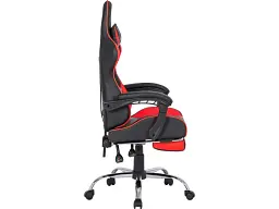 Комп'ютерне крісло для геймера Defender Pilot PU Red/black (64354) - мініатюра 5