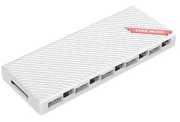 Розгалужувач живлення хаб Coolmoon ARGB/PWM AM10 White (AM10 WHITE)