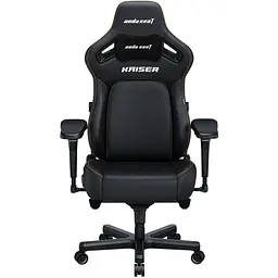 Геймерське крісло Anda Seat Kaiser 4 L Leather Elegant Black [AD12YDDC-L-20-B-PV/C] [121780]