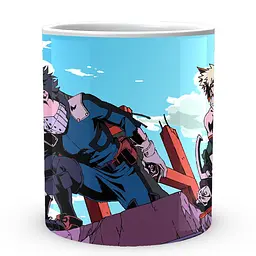 Кухоль GeekLand My Hero Academia Моя геройська академія Бакуго Тодорокі Мідорія MHA 02.79 330 мл білий - мініатюра 2
