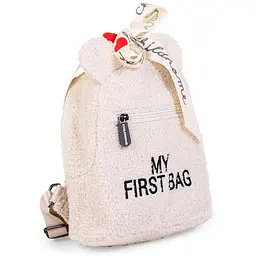 Дитячий рюкзак Childhome My first bag Teddy, білий (CWKIDBTW) - мініатюра 2