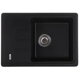 Кухонна мийка Zerix ZS-6243S-03 black ZX4572, Чорний матовий