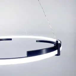 LED люстра у чорному каркасі Line.F Діаметр 60см - мініатюра 6