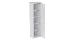 Пенал Анжело Ferrum-decor на 5 полиць із 2 дверима 1900x500x380 ДСП Білий 16 мм (FRD-104954) - мініатюра 2