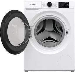 Пральна машина Gorenje фронтальна 8 кг 1400 A+++ 55 см дисплей інвертор пара Wi-Fi білий - мініатюра 6