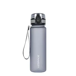 Пляшка для води UZSPACE 3026Grey 500 мл, сіра