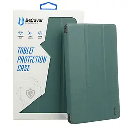 Чохол-книжка BeCover Soft Edge з кріпленням Apple Pencil для Apple iPad Air (4/5) 2020/2022 10.9 Темно-зелений (711120)