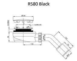 Сифон для душового піддону Radaway R580B - мініатюра 2