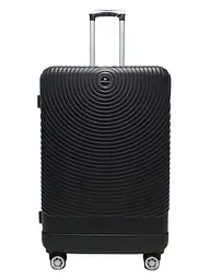 Валіза велика L ABS-пластик Worldline Airtex 652 78×52×34см 128л Чорний