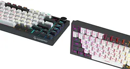 Клавіатура бездротова GamePro Asgard Valhalla Pro 75% Wireless/Bluetooth/USB White with display (MK160W-D-Pro) - мініатюра 5