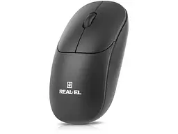 Миша REAL-EL RM-313 W Black (EL123200042) - мініатюра 9