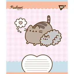 Набір зошитів Yes Pusheen Weekend A5 в косу лінію 12 аркушів 25 шт. (767609) - мініатюра 3
