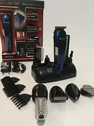 Машинка для стрижки волосся та бороди Gemei GM-596 Pro + гребінець 8 в 1 (39877-GM-596_439) - мініатюра 12