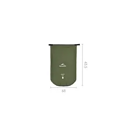 Матрац надувний одинарний Naturehike CNK2550WS019 (65 мм) з мішком для надування Синій - мініатюра 7