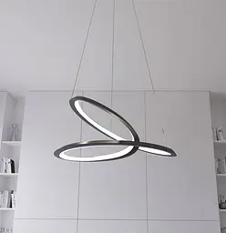 Люстра MJ-Light HELIX D600 4000K BK 12026 - мініатюра 3