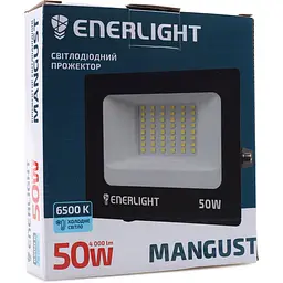 Прожектор світлодіодний Enerlight Mangust 50Вт 6500K (MANGUST50SMD80С) - мініатюра 5