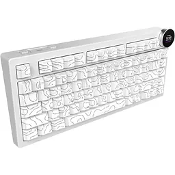 Клавіатура Ajazz AK820 V2 White Peach Switch біла (AK820-V2-WP-S-W) [175698] - мініатюра 3