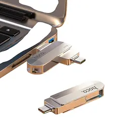 Флеш-накопичувач USB Hoco UD10 USB3.0 Type-C 32GB з подвійним інтерфейсом (37631-01_254) - мініатюра 7