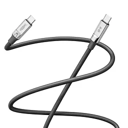 Кабель для заряджання та обміну даними USB Yoki YK-UL61 ULTRA Series Type-C to Type-C 60W 3A/20V 1.2 m Black - мініатюра 3