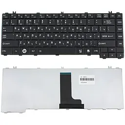 Клавіатура для ноутбука TOSHIBA (L600, L630, L635, L640, L645, C600, C640, C645) rus, black - мініатюра 2