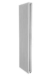 Вертикальний дизайнерський радіатор опалення Arttidesign Pesaro II10/1800/360/50 білий матовий