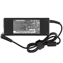 Блок живлення для ноутбука TOSHIBA 19V 3.95A 75W 5.5x2.5мм L-подібний роз'єм чорний (без кабелю!) - мініатюра 3