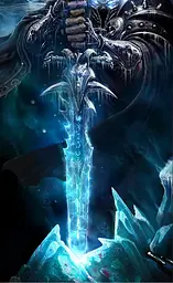Брелок Меч Крижана скорботу WOW Світ Військового Ремесла World of Warcraft 14.5 см 21 WOW 2.021 - мініатюра 2