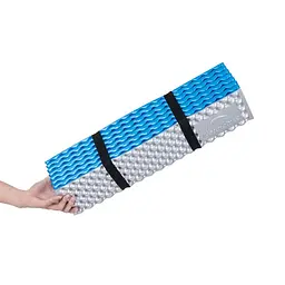 Килимок складний IXPE Naturehike NH19QD008, алюмінієва плівка, 185x56х1,8 см, оливковий зелений - мініатюра 4