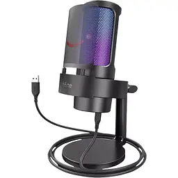 Мікрофон Fifine A8 RGB Black (A8) - мініатюра 3