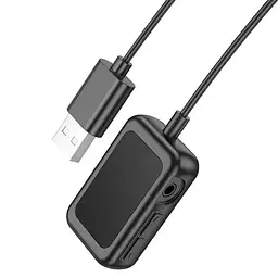 Bluetooth аудіо ресивер Borofone BC49 June (USB-A) Black - мініатюра 3