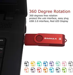Флеш-накопичувачі USB 2 шт., 32 ГБ, карта пам'яті з відмінним співвідношенням ціни та якості, два змішані кольори - мініатюра 3