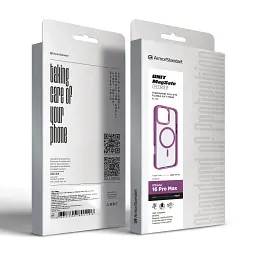Чохол ArmorStandart Unit MagSafe для Apple iPhone 16 Pro Max Violet - мініатюра 6