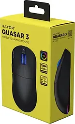 Миша бездротова Quasar 3, Black Hator teh0024026 - мініатюра 5