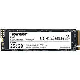 Швидкісний ссд-накопичувач Patriot P300 256 GB SSD M.2 NVMe 2280 PCIe 3.0 3D TLC P300P256GM28