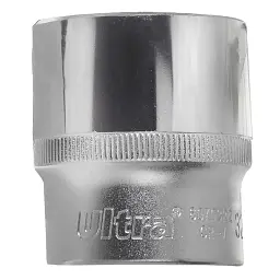 Насадка шестигранна коротка 1/2" 32мм CrV ULTRA (6070322)