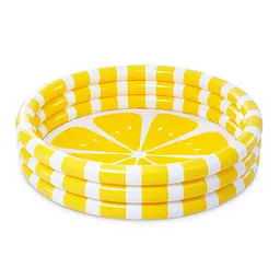Надувний дитячий басейн Intex Zesty lemon круглий 147х33 см (58432)