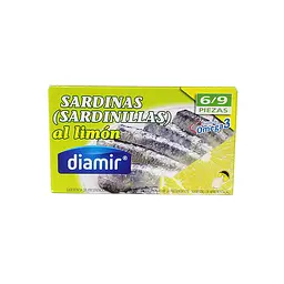 Маленькi сардини Diamir з лiмоном 125 г