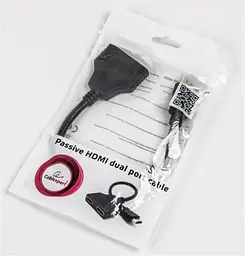 HDMI разветвитель 1×2 Cablexpert DSP-2PH4-04 HDMI-2xHDMI - мініатюра 2