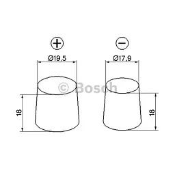 Акумулятор автомобільний Bosch 74А (0 092 S50 070) - мініатюра 5
