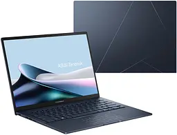 Ноутбук ASUS Zenbook 14 UX3405MA-PP301X 14' 3K OLED, Intel Ultra 9 185H, 32GB, F1TB, UMA, Win11P, Блакитний (90NB11R1-M00DH0) - мініатюра 4