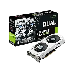 Відеокарта GeForce GTX 1060 3GB Asus Dual (DUAL-GTX1060-3G) Б/В - мініатюра 2