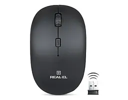 Миша бездротова REAL-EL RM-301 Black USB - мініатюра 2