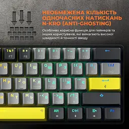 Клавіатура GamePro Asgard Fenrir MK130G Pro [144505] - мініатюра 19