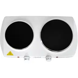 Електроплита Vegas VEC-2000W керамічна двоконфорочна (VEC-2000W) - мініатюра 3