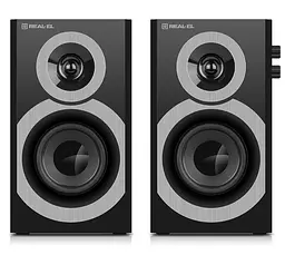 Компьютерные колонки 2.0 REAL-EL RS245 20Вт Black - мініатюра 3