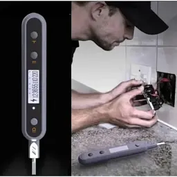 Викрутка-тестер напруги Xiaomi JIMIHOME Digital Display Electric Test Pen Black (JM-G27004) - мініатюра 4