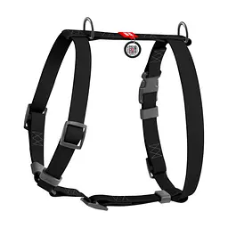 Шлея для собак WAUDOG Waterproof Н-подібна анатомічна М чорний (32811) - мініатюра 2