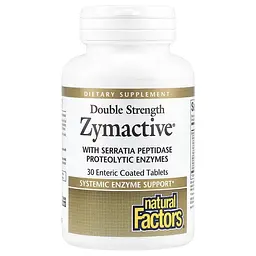 Ферменти подвійної концентрації Zymactive Double Strength Natural Factors 30 таблеток