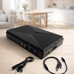 Міні-ДБЖ Andowl Q-UP900х1 - безперебійник 10000 mAh для Wi-Fi роутера, модему, IP-камер та LED-освітлення