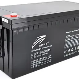 Акумулятор Ritar LiFePO4 12,8V 200Ah (2560Wh)